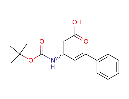 (3R,4E)-3-(N-tert-butoxycarbonylamino)-5-phenylpent-4-enoic acid