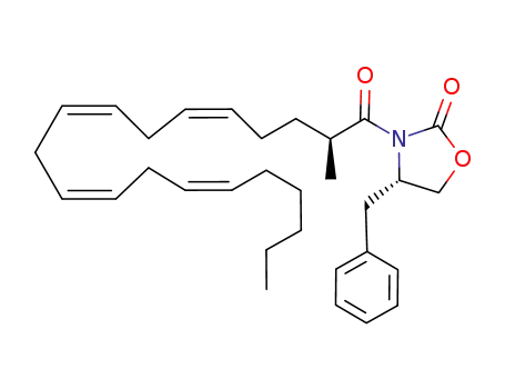 (S)-N-((S)-2-methyl-arachidonyl)-4-benzyl-2-oxazolidinone