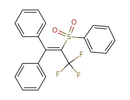 Benzene, 1,1'-[3,3,3-trifluoro-2-(phenylsulfonyl)-1-propenylidene]bis-