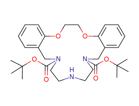 8,14-Bis(tert-butoxycarbonyl)-2,5-dioxa-8,11,14-triaza-1,6(1,2)-dibenzenacyclopentadecaphane