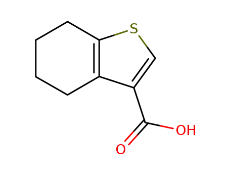 Molecular Structure of 19156-54-8 (4,5,6,7-TETRAHYDRO-BENZO[B]THIOPHENE-3-CARBOXYLIC ACID)