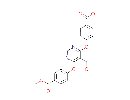 4,6-bis(4-methoxycarbonylphenoxy)pyrimidine-5-carbaldehyde