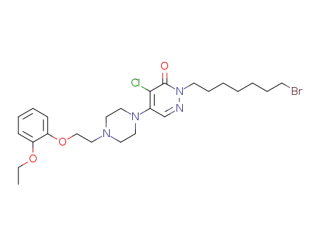 2-(7-bromoheptyl)-4-chloro-5-{4-[2-(2-ethoxyphenoxy)ethyl]piperazin-1-yl}pyridazin-3(2H)-one