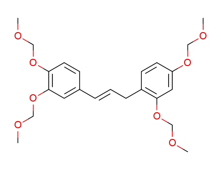 (E)-1-(3',4'-di-O-methoxymethylphenyl)-3-(2'',4''-di-O-methoxymethylphenyl)-propene