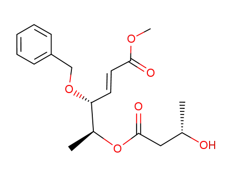(E)-(4R,5S)-4-Benzyloxy-5-((S)-3-hydroxy-butyryloxy)-hex-2-enoic acid methyl ester