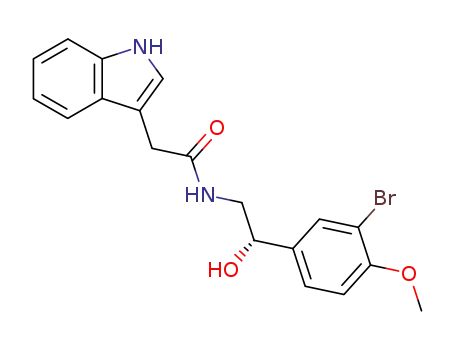 1H-Indole-3-acetamide,
N-[(2S)-2-(3-bromo-4-methoxyphenyl)-2-hydroxyethyl]-