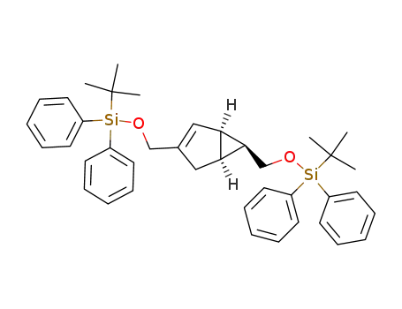 Molecular Structure of 497839-42-6 (Silane,
[(1S,5S,6S)-bicyclo[3.1.0]hex-2-ene-3,6-diylbis(methyleneoxy)]bis(1,1-
dimethylethyl)diphenyl-)