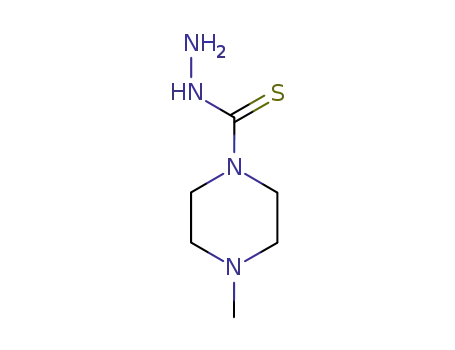 Molecular Structure of 15970-51-1 (1-Piperazinecarbothioicacid,4-methyl-,hydrazide(8CI,9CI))