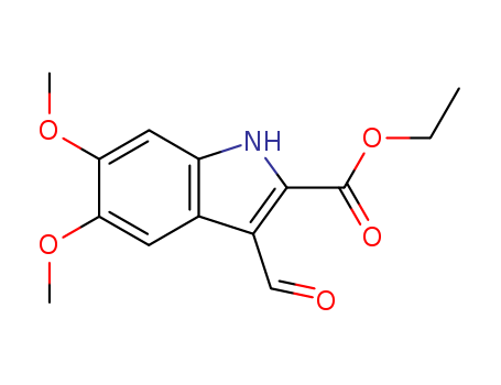1H-Indole-2-carboxylic acid, 3-formyl-5,6-dimethoxy-, ethyl ester