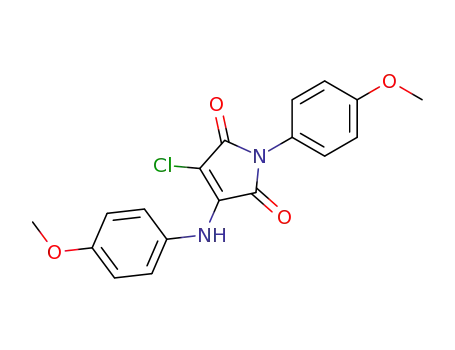 3-chloro-4-(4-methoxyanilino)-1-(4-methoxyphenyl)-1H-pyrrole-2,5-dione