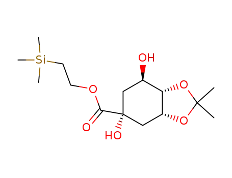 2-trimethylsilyl 3,4-O-isopropylidene quinate
