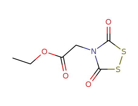 ethyl 2-(3,5-dioxo-1,2,4-dithiazolidin-4-yl)acetate