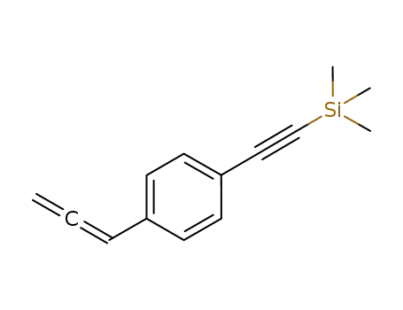 Molecular Structure of 1108732-12-2 (4-allenylphenylethynyl trimethylsilane)