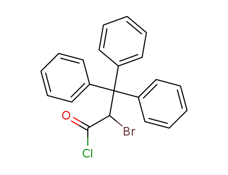 2-bromo-3,3,3-triphenylpropanoyl chloride
