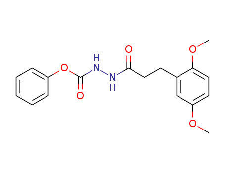 phenyl 2-[3-(2,5-dimethoxyphenyl)propanoyl]hydrazinecarboxylate