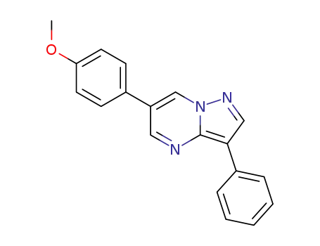 6-(4-메톡시-페닐)-3-페닐-피라졸로[1,5-A]피리미딘
