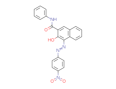 4-[(4-nitrophenyl)hydrazinylidene]-3-oxo-N-phenyl-naphthalene-2-carboxamide cas  6300-52-3