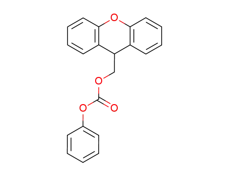 Molecular Structure of 136453-36-6 (9-xanthenylmethyl phenylcarbonate)