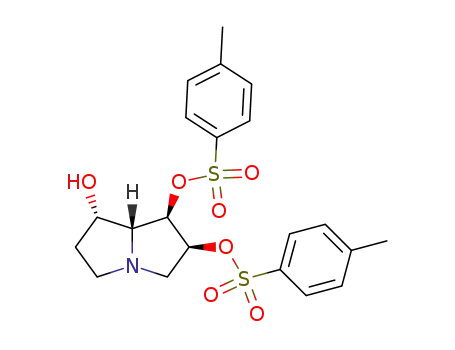 (1R,2S,7S,7aR)-1,2-Bis{[(4-methylphenyl)sulfonyl]oxy}-7-hydroxyhexahydro-1H-pyrrolizine