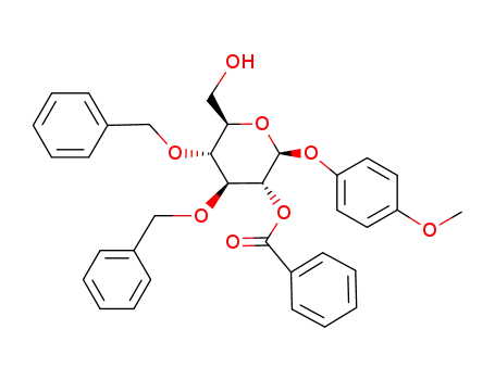 4-Methoxyphenyl 2-O-benzoyl-3,4-di-O-benzyl-β-D-glucopyranoside