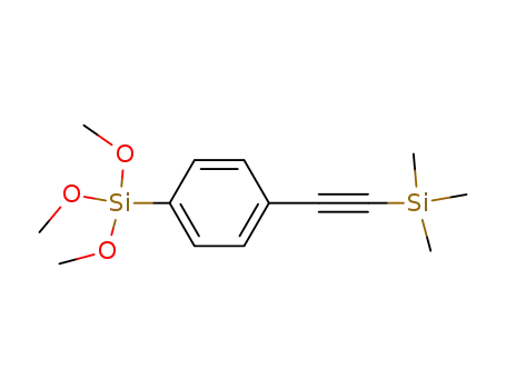 Molecular Structure of 352542-97-3 (1-[4-(trimethoxysilyl)phenyl]-2-trimethylsilylacetylene)