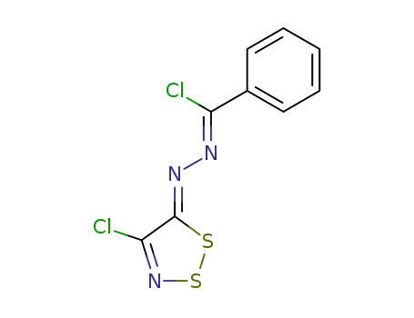 3-chloro-1-(4-chloro-5H-1,2,3-dithiazol-5-ylidene)-3-phenyl-1,2-diazaprop-2-ene
