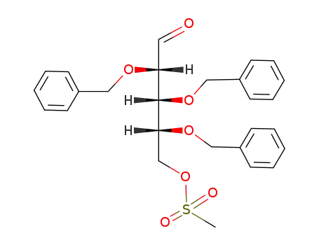 2,3,4-tri-O-benzyl-5-O-methanesulfonyl-D-arabinose