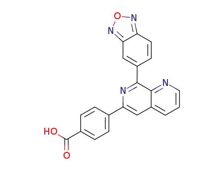 4-[8-(2,1,3-Benzoxadiazol-5-yl)-1,7-naphthyridin-6-yl]benzoic acid