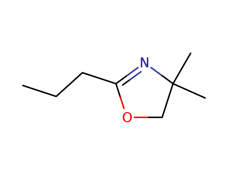 Oxazole, 4,5-dihydro-4,4-dimethyl-2-propyl- cas  4271-19-6