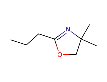 Molecular Structure of 4271-19-6 (4,4-dimethyl-2-propyl-4,5-dihydro-1,3-oxazole)