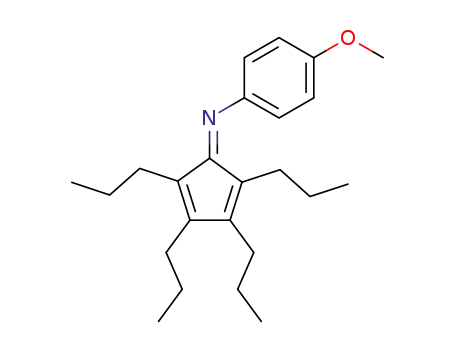 N-(4-methoxyphenyl)-2,3,4,5-tetrapropylcyclopenta-2,4-dien-1-imine