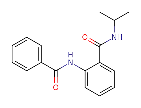 Molecular Structure of 42091-31-6 (Benzamide, 2-(benzoylamino)-N-(1-methylethyl)-)