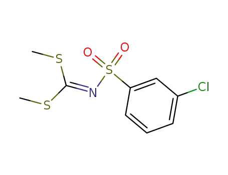 [(3-chlorophenyl)sulfonyl]dithioimidocarbonic acid dimethyl ester