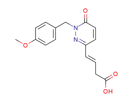 E-4-[1-(4-methoxybenzyl)-6-oxo-1,6-dihydropyridazin-3-yl]-but-3-enoic acid