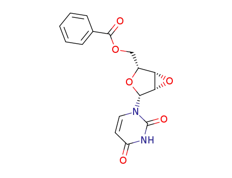 Molecular Structure of 14999-47-4 (1-(2,3-anhydro-5-O-benzoylpentofuranosyl)pyrimidine-2,4(1H,3H)-dione)