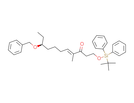 (E)-(S)-9-Benzyloxy-1-(tert-butyl-diphenyl-silanyloxy)-4-methyl-undec-4-en-3-one
