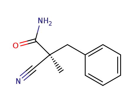 (2S)-2-cyano-2-methyl-3-phenylpropanamide
