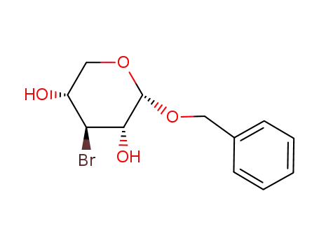 Molecular Structure of 112483-17-7 (benzyl 3-bromo-3-deoxy-α-D-xylopyranoside)
