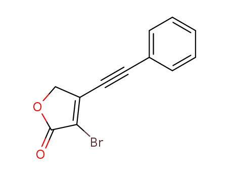 2(5H)-Furanone, 3-bromo-4-(phenylethynyl)-