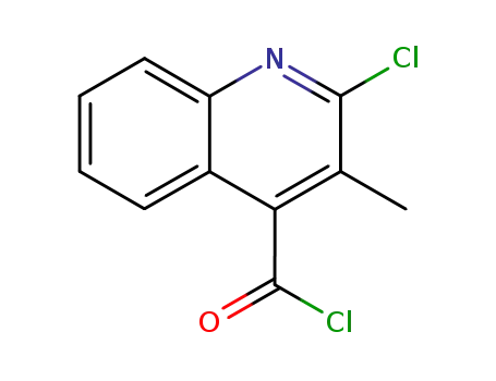 Molecular Structure of 431078-96-5 (2-chloro-3-methyl-4-quinolinecarboxylic acid chloride)