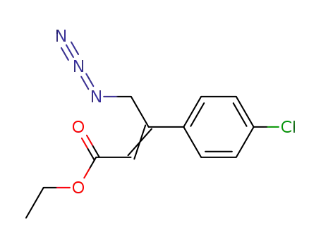 2-Butenoic acid, 4-azido-3-(4-chlorophenyl)-, ethyl ester