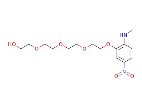 Ethanol, 2-[2-[2-[2-[2-(methylamino)-5-nitrophenoxy]ethoxy]ethoxy]ethoxy]-