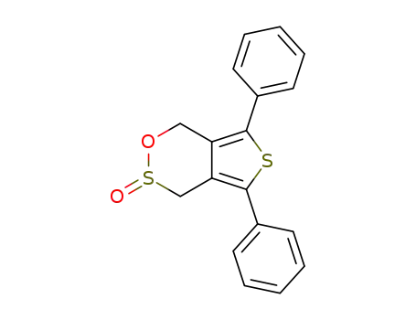 Molecular Structure of 494840-44-7 (1H,4H-Thieno[3,4-d][1,2]oxathiin, 5,7-diphenyl-, 3-oxide)