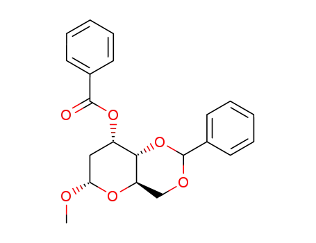 methyl 3-O-benzoyl-4,6-O-benzylidene-2-deoxyhexopyranoside