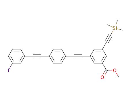Benzoic acid,
3-[[4-[(3-iodophenyl)ethynyl]phenyl]ethynyl]-5-[(trimethylsilyl)ethynyl]-,
methyl ester