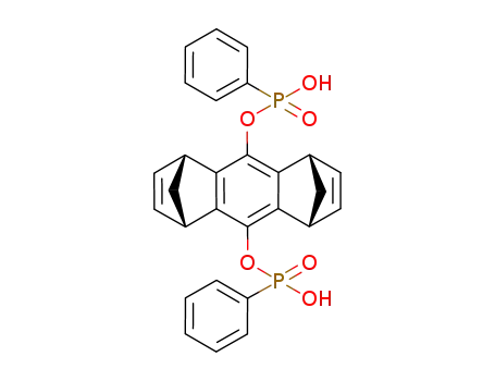 Molecular Structure of 848486-27-1 (1,4,5,8-tetrahydro-1,4:5,8-dimethanoanthracene-9,10-bis(phenylphosphonic acid ester))