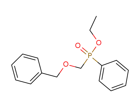Molecular Structure of 653584-99-7 (Phosphinic acid, phenyl[(phenylmethoxy)methyl]-, ethyl ester)