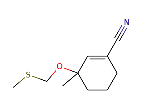 1-Cyclohexene-1-carbonitrile,3-methyl-3-[(methylthio)methoxy]-(9CI)