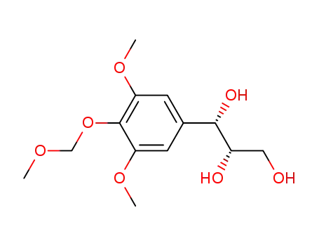 (1S,2S)-1-(3',5'-dimethoxy-4'-methoxymethoxyphenyl)-2,3-dihydroxypropanol
