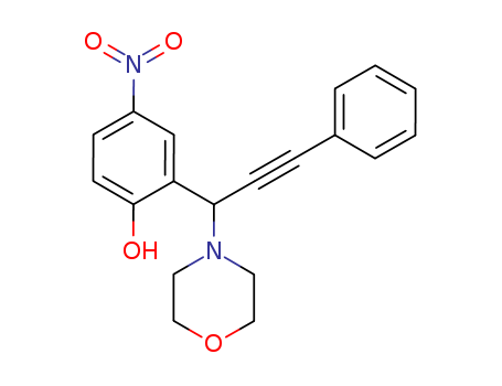 Phenol, 2-[1-(4-morpholinyl)-3-phenyl-2-propynyl]-4-nitro-